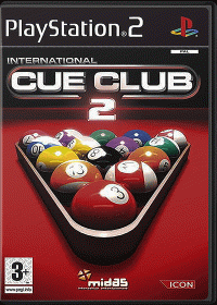 International Cue Club 2 PAL Playstation 2  box art